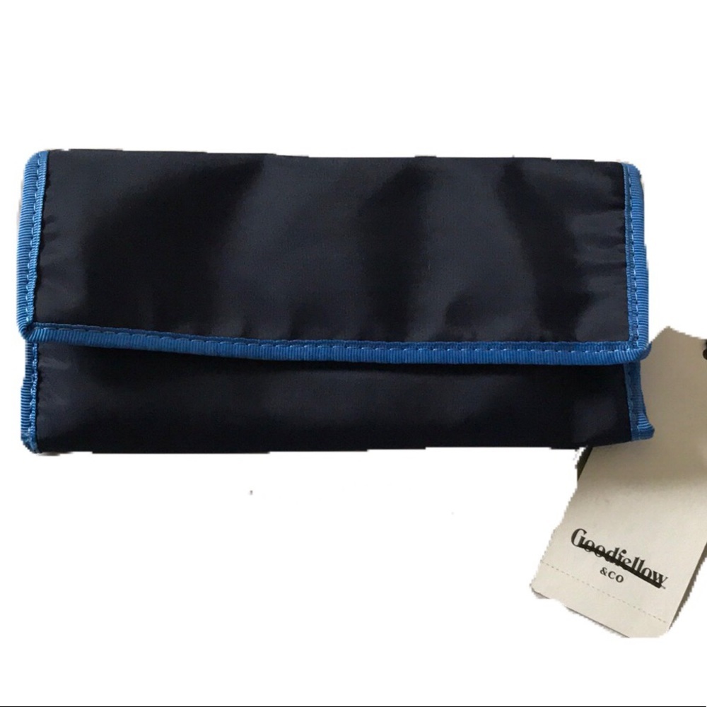 Goodfellow & Co Blue Multipocket Envelope Wallet